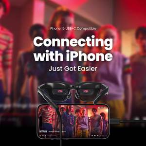 Alibaba Ar Display <span class=keywords><strong>XREAL</strong></span> <span class=keywords><strong>AIR</strong></span> 2 Ar Gafas Vn Auriculares Realidad mixta Artículos a granel Ar Gafas Alibaba VR Display - Product Image 3