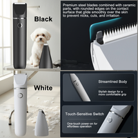 Kit de toilettage pour animaux, outils de toilettage et d'épilation silencieux, nettoyage par aspiration, tondeuse électrique silencieuse pour pattes de chien