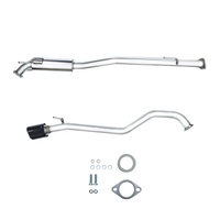Système d'échappement haute performance en acier inoxydable 304 avec fibre de carbone pour voiture, tuyau d'échappement pour silencieux HKS LEGAMAX, carbone Hilux Vigo