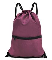 Sac à dos personnalisé pour femme, écologique, avec cordon de serrage, en polyester, pour le sport, la gym, imperméable