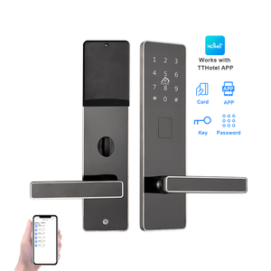 Sistema de Cerradura Inteligente para Hotel TTlock App Ble WiFi, Cerradura Electrónica Digital con Tarjeta RFID sin Llave, con Software Gratuito YHT918 Ttlock Tthotel - Product Image 1