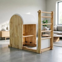 MJD W17A Adjustable Maple Wood Pilates Ladder Barrel-Tahan Lama & Ramah Lingkungan