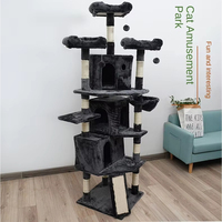 Árbol para Gatos de Madera Extra Grande Personalizado al por Mayor, Postes Rascadores, Casa para Gatos de Múltiples Niveles para Interiores