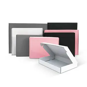 Machen Sie Ihr eigenes Logo Pink Mailer Box Low MOQ Umwelt freundliche Versand box Kosmetische Wellpappe verpackung Mailer Box
