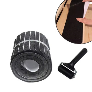 Bande de sécurité antidérapante imperméable blanche en acrylique PVC sensible à la pression poignée de planche à roulettes avertissement antidérapant pour accessoires de sol - Product Image 4