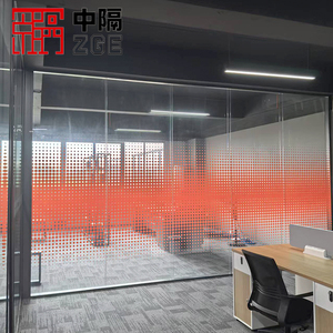 Tùy Biến Nhôm Khung Đơn Giản Thiết Kế Hiện Đại Máy Trạm Nội Thất Thông Minh Tường Kính Văn Phòng Phân Vùng - Product Image 2