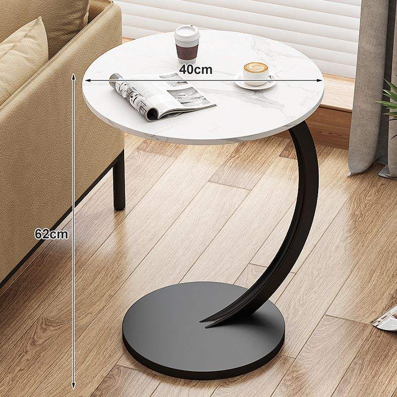 ดีไซน์ Crescent Moon - กรอบสีดำลายหินอ่อนสีขาว