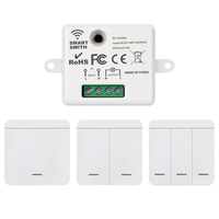 Module de relais intelligent double mode WiFi RF433 OEM Tuya sans fil 10A AC85-240V