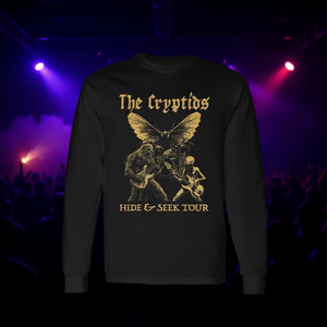 T-shirt à manches longues The Cryptids Hide Seek Tour Grunge Metal Rock Band Design - Product Image 3