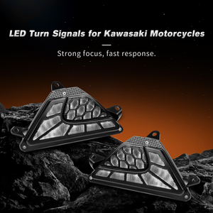 Kit de clignotants avant à LED pour <span class=keywords><strong>Kawasaki</strong></span> Ninja EX 250 <span class=keywords><strong>300</strong></span> 400 650 1000 1000SX ZX-6R <span class=keywords><strong>ER</strong></span>-6F Z1000SX 2013-2023, accessoires de moto - Product Image 2