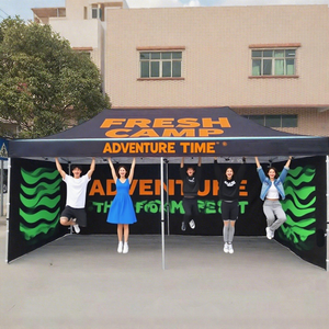 Tente de marchandise de stand portable pliable de marque imprimée en promotion pour fête personnalisée avec logo pour événement extérieur tente de camping étanche - Product Image 5