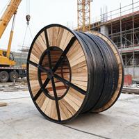 Cable de Alimentación Subterráneo Blindado de PVC y Cobre de Bajo Voltaje para Construcción Industrial, Multiconductor, Resistente al Desgaste, YJV