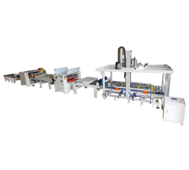 Automatic Woodworking MDF Board Partical Board PET PVC HPL Film Pur Laminating Machine