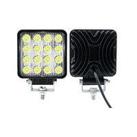 Lampe de travail à barre de LED pour voiture 48W Offroad Work Light 12V Auto Light Fog Lamp off road 16 LED Tractor Spotlight for ATV / Truck / SUV