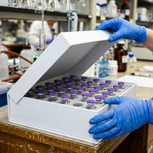 Professional 25-Vial Bulk Rigid Magnetic Packaging Box for Large-Scale Factory Storage and Peptide Distribution - Product Image 5