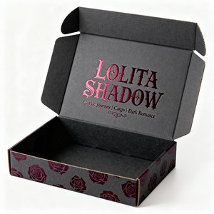 Boîte d'expédition en carton ondulé de différentes tailles, personnalisée, de qualité supérieure, découpée sur mesure, pour cosmétiques, envoi postal - Product Image 1