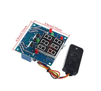 Régulateur numérique de température de l'humidité, avec double affichage LED, Thermostat, hygromètre, contrôle automatique, testeur de totem