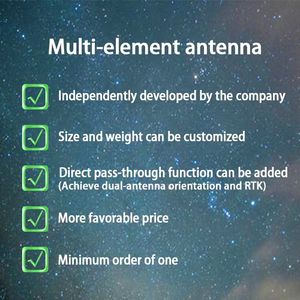 Antena GNSS de Posicionamento Global Quad-Element CPRA B1L1E1G1, Resistência a Interferência de Três Direções - Product Image 4
