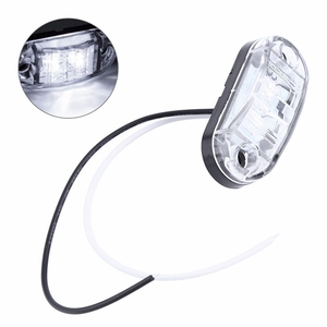 Hot Selling Oval Mini Strobe <strong>Light</strong> <strong>Led</strong> <strong>Lights</strong> Trucks12v/24v/10-30v 2LED <strong>Side</strong> Lamp for Trailer Trucks - Product Image 2