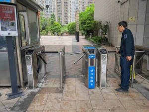 Tourniquet trépied porte de sécurité contrôle d'accès porte piétonne Anti-talonnage bibliothèque résidentielle acier inoxydable304 IP54 - Product Image 6