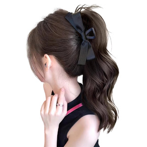 วิกผมหางม้าแบบหนีบ  ทนความร้อนสูง  แบบฟูหยิก  สำหรับผู้หญิง  วัสดุโพลีเอสเตอร์ - Product Image 2