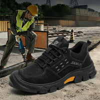 Chaussures de sécurité à embout d'acier, anti-perforation, respirantes, avec semelle intermédiaire en cuir microfibre et semelle extérieure en caoutchouc naturel, pour atelier