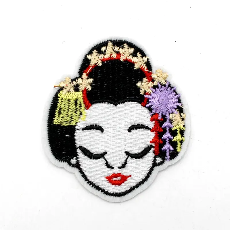 Custom Wholesale Embroidered Patch Heat Transfer Embroidery Patches Iron On Clothing Patches