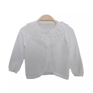 <span class=keywords><strong>Cardigan</strong></span> Estivo da Donna <span class=keywords><strong>a</strong></span> Maniche Lunghe <span class=keywords><strong>con</strong></span> <span class=keywords><strong>Collo</strong></span> Tondo in Cotone Lavorato <span class=keywords><strong>a</strong></span> Maglia Tinta Unita - Product Image 3