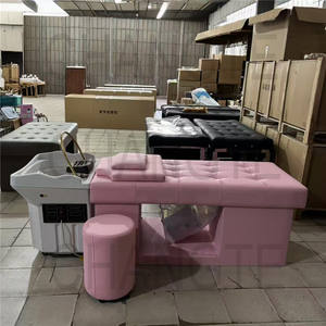 Lavabo para Spa Capilar Japonés Cama de Champú Sin Plomería Silla de Lavado para Salón de Belleza Cama de Champú Portátil Moderna Equipo de Spa Capilar - Product Image 6