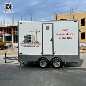 Remorque Sanitaire Mobile pour Tournois, Remorque Toilettes Portable, Combo Tableau <span class=keywords><strong>de</strong></span> Score pour Événements Sportifs et Terrains <span class=keywords><strong>de</strong></span> Compétition Extérieurs - Product Image 1