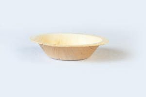 Tazón Redondo de Hoja de Areca de 5 Pulgadas, Ecológico, Desechable, Biodegradable, Tazón para Servir Alimentos de Hoja de Palma, Vajilla Natural - Product Image 4