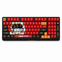Clavier optique F99 avec rétroéclairage RGB, clavier mécanique pour jeux, 97 touches, USB filaire, faible latence, pour bureau, ordinateur de bureau, joueur