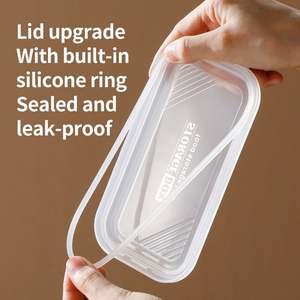 Recipientes Transparentes para Almacenamiento de Alimentos, Cajas de Almacenamiento para Congelador, Cajas para Almacenamiento de Frutas con Tapas - Product Image 4