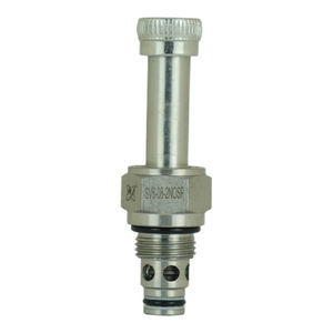 Vanne directionnelle solénoïde à 2 positions et 2 voies SV6-08-2NOSP Bidirectionnelle Normalement ouverte Soupape de décharge de pression à filetage - Product Image 1