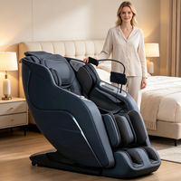 Fauteuil de massage zéro gravité ZhouQi pour la détection de la santé, avec massage Shiatsu 3D, airbags intégraux, inclinable et ions négatifs pour la maison et les centres de bien-être