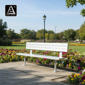 Panchina Lunga in Alluminio per Esterni, Arredo Urbano Intelligente, Seduta per Parco, Patio e Giardino, Ideale per Campus e Aziende - Product Image 3