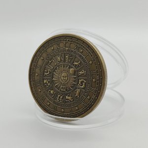 Troquel estampado 3D bronce antiguo <span class=keywords><strong>moneda</strong></span> conmemorativa Feng Shui sol y luna <span class=keywords><strong>moneda</strong></span> de la suerte diseño personalizado <span class=keywords><strong>moneda</strong></span> de los deseos - Product Image 2