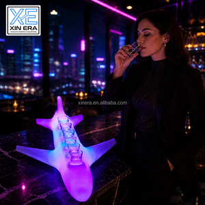 Dispensador de Vasos de Chupito con Luz LED que Cambia de Color, Bandeja para Vasos de Cóctel LED, Portavasos, Bandeja de Servicio VIP - Product Image 2