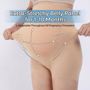 <span class=keywords><strong>Collant</strong></span> <span class=keywords><strong>Premaman</strong></span> OEM 20D Solido Sottile Senza Cuciture con Design Trasparente e Traspirante, Supporto Personalizzato per la Pancia in Materiale Spandex - Product Image 4