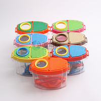 High Quality Handheld 5x Clear Plastic Magnifying Glass Jar Optically Useful Bug Viewer
