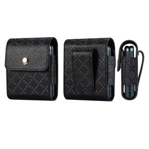 Étui universel classique en cuir pour téléphone <span class=keywords><strong>Samsung</strong></span> Z <span class=keywords><strong>Flip</strong></span> 7 FE 8 7 6 5 <span class=keywords><strong>4</strong></span> & 3 avec clip ceinture, étui de ceinture, sac banane - Product Image 1