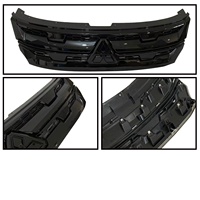 Pour Mitsubishi Outlander Sport Rvr 2020 -2022 Grille supérieure avant Noir brillant