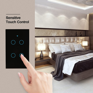 สวิตช์ไฟอัจฉริยะแบบสัมผัสติดผนัง 4 ช่อง Tuya/Smart Life / สวิตช์ไฟอัจฉริยะแบบ Wifi - Product Image 4