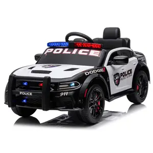 Toptancılar 2.4G uzaktan kumanda çocuklar polis binmek oyuncak arabalar/HELLCAT wideye WIDEBODY polis peşinde 12V araba binmek