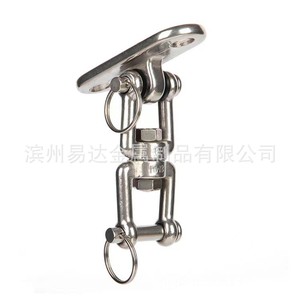 ตะขอหมุนเอด สวีฟท์ ฮุค สแตนเลสขัดเงา สำหรับอุตสาหกรรมทั่วไป แผ่นแขวนแบบหมุนได้ รับน้ำหนักได้ ตะขอแขวนแบบหมุน แผ่นยึดแบบหมุน - Product Image 3