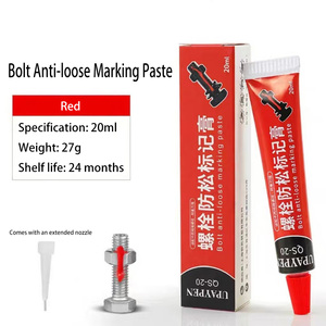 UPAYPEN Rotulador Antiaflojamiento para Tornillos QS-20, Pasta de Sellado de Torque para Marcar Pernos 20ml - Product Image 2