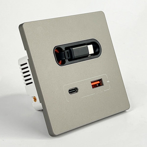 Panel de Pared Multifuncional Industrial de 20W con Puerto USB Tipo-C, Cable de Expansión con Carga Rápida para Teléfono Móvil - Product Image 5