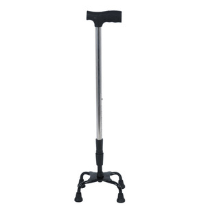 Bastón de Cuatro Patas Xu Haode, Ligero, de Acero Inoxidable, con Mango Antideslizante, para Ayuda a la Movilidad de Personas Mayores - Product Image 4