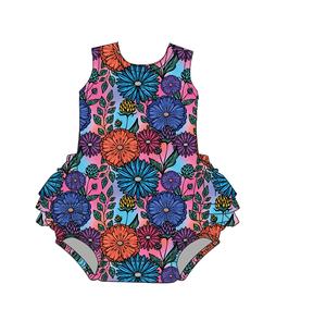 Neuester Baby-Mädchen-Strampler aus Bambus und Milchseide Kinder-Mädchen-Bubble-Strampler - Product Image 1