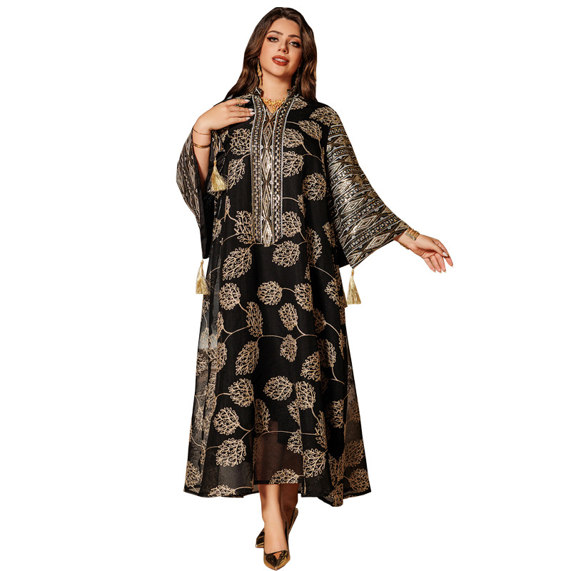 casual arabic dress female Arabian Casual Maxi Gown L / 60 Inches